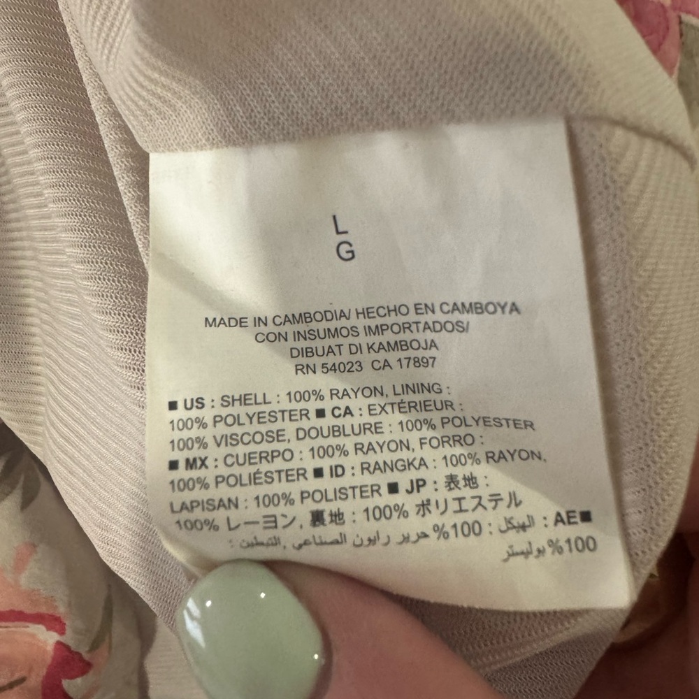 Old navy floral dress Large - Picture 7 of 7